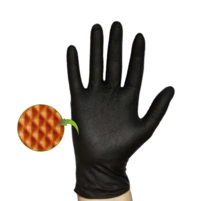 Guante nitrilo negro GRIP