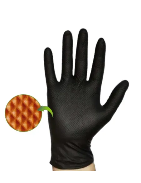 Guante nitrilo negro GRIP