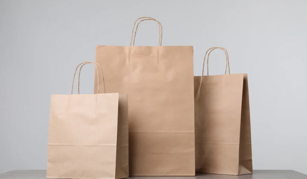 Distintos tipos de bolsas de papel para panadería